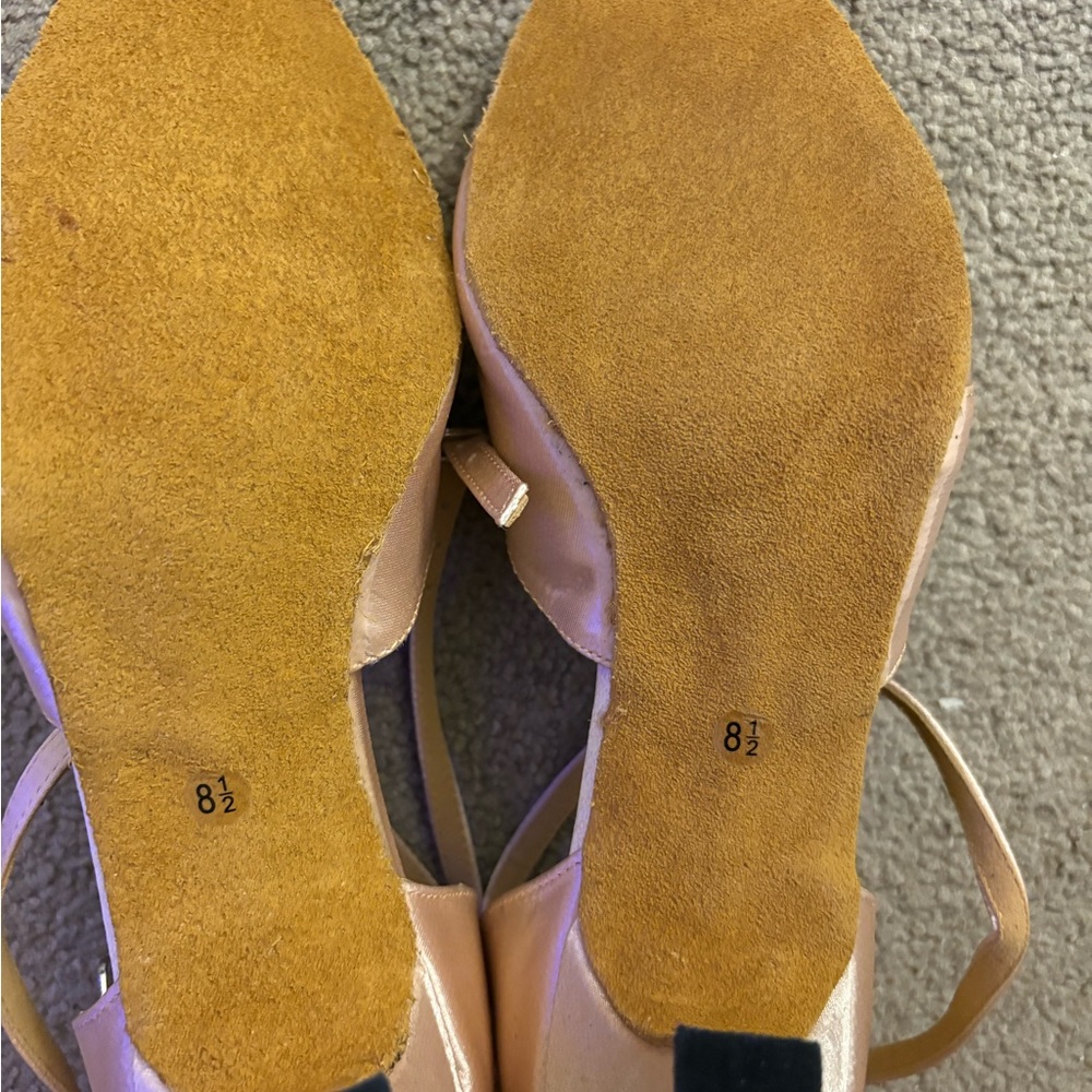 Flamingo Leather Strappy heel size 8.5 - Picture 4 of 4